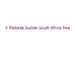 3 Website builder south Africa free