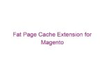 Fat Page Cache Extension for Magento